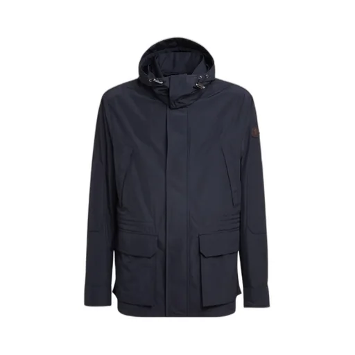 Water-Repellent Hooded Jacket