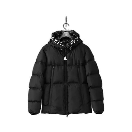 Zipped Hooded Puffer Jacket