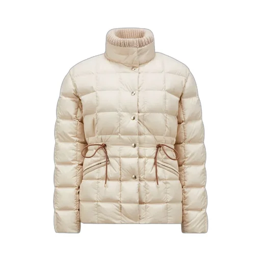 Drawstring Quilted Coat