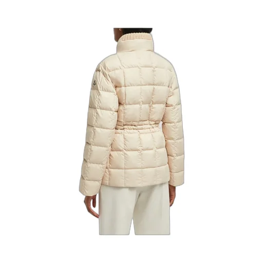 Drawstring Quilted Coat