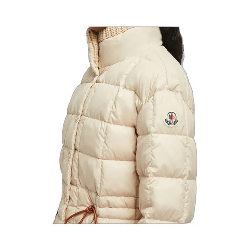 Drawstring Quilted Coat