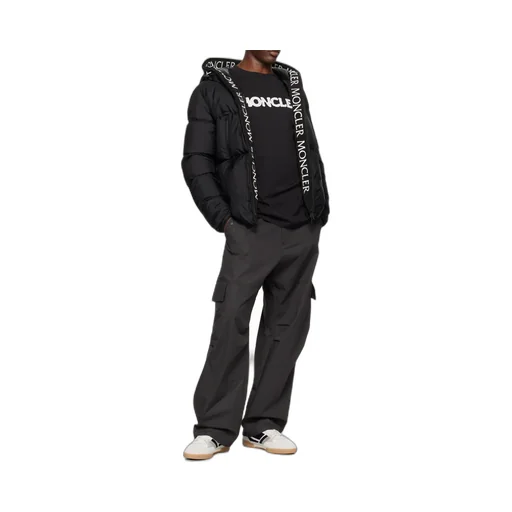 Zipped Hooded Puffer Jacket