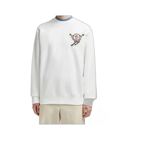 Logo Patch Crewneck Sweatshirt