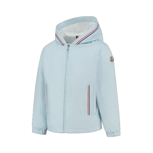Logo Patch Hooded Jacket