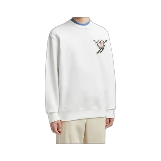 Logo Patch Crewneck Sweatshirt