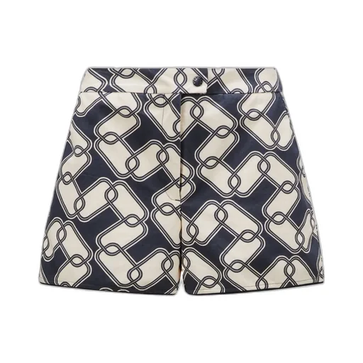 Patterned Mini Shorts