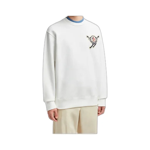 Logo Patch Crewneck Sweatshirt