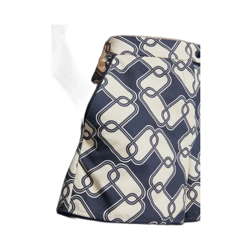 Patterned Mini Shorts