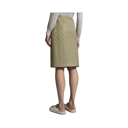 Quilted Midi Skirt