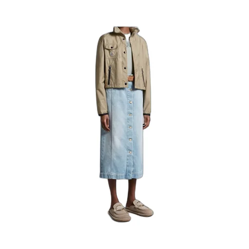 Denim Midi Skirt
