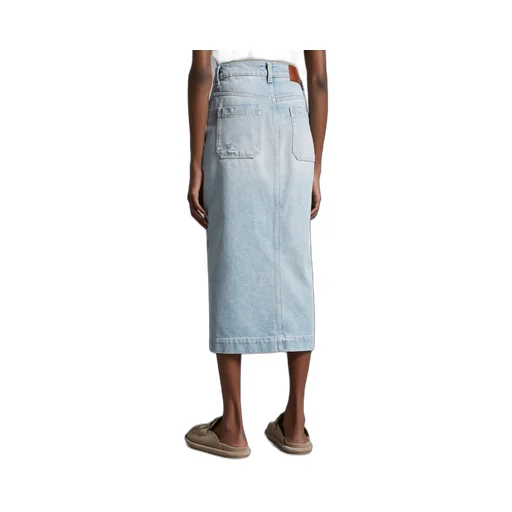 Denim Midi Skirt