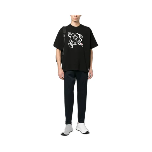 Logo Patch Drawstring-Waist Track Pants