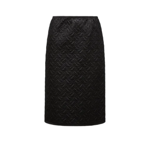 Quilted Midi Skirt