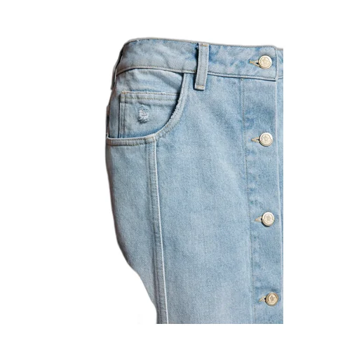 Denim Midi Skirt