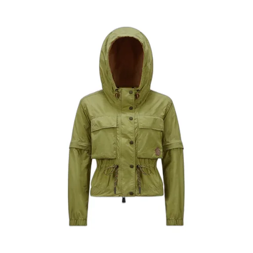 Logo Patch Hooded Jacket