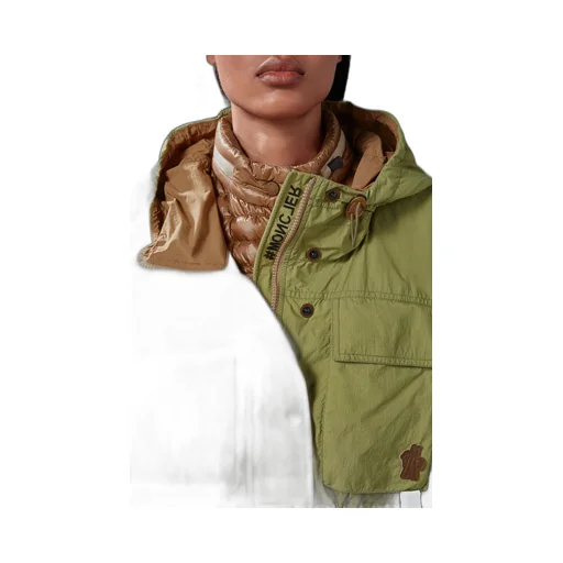 Logo Patch Hooded Jacket
