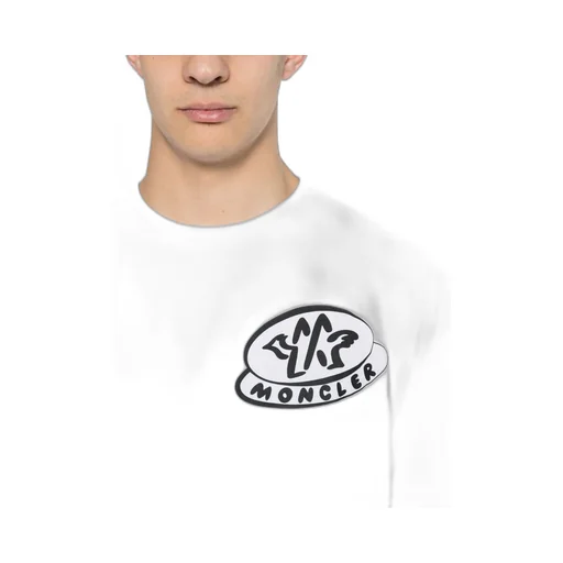 Logo-Stamp Cotton T-Shirt