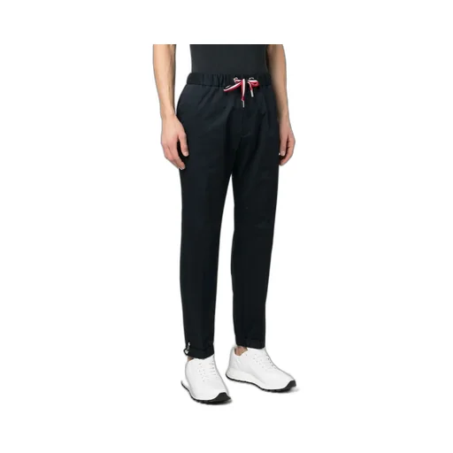 Logo Patch Drawstring-Waist Track Pants