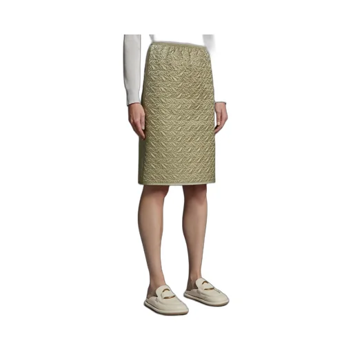 Quilted Midi Skirt