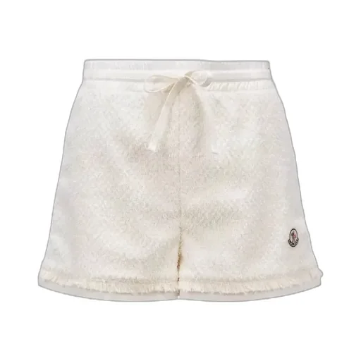Logo Patch Tweed Shorts