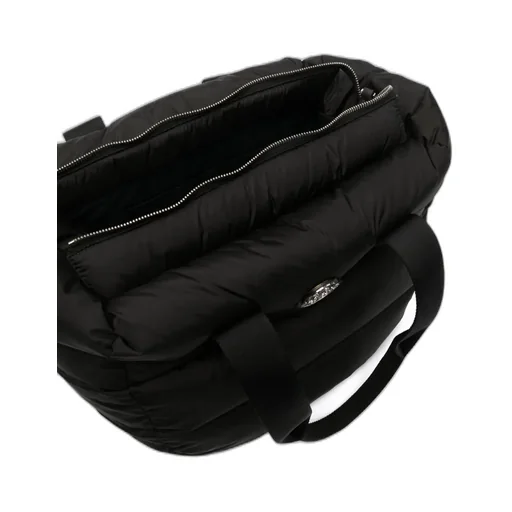 Logo Patch Puffer Tote Bag