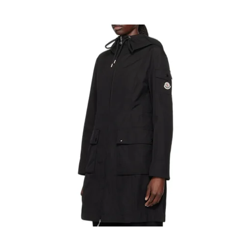 Laerte Logo Patch Hooded Coat