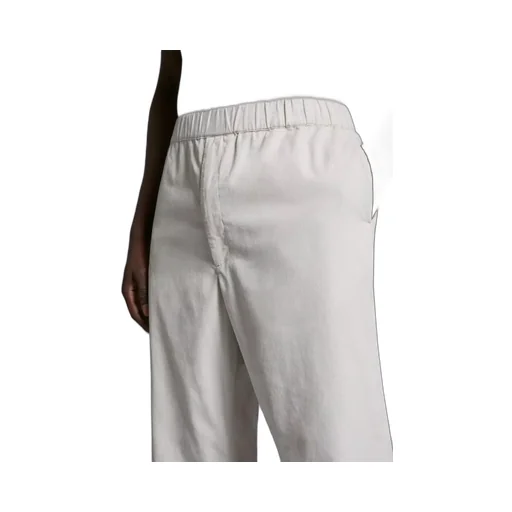 Elasticated-Waist Corduroy Trousers