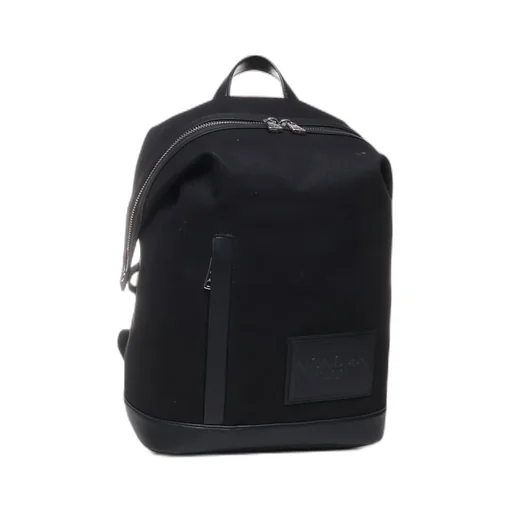 Logo Patch Two-Way Zip Backpack