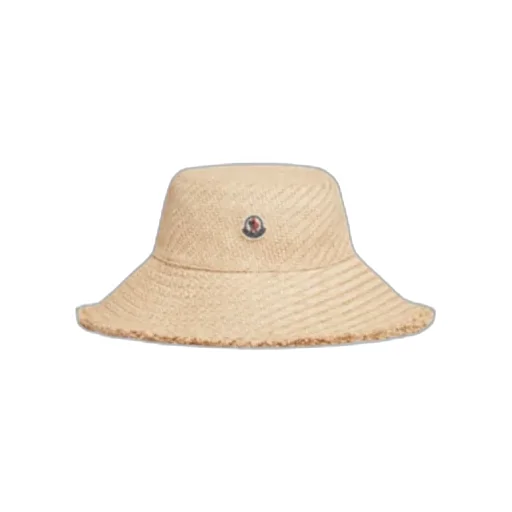 Logo Patch Fringed Interwoven Hat