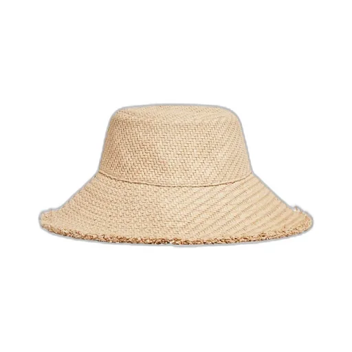 Logo Patch Fringed Interwoven Hat