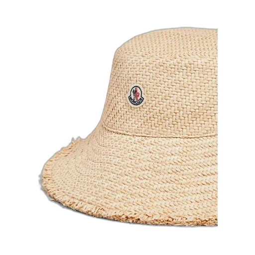 Logo Patch Fringed Interwoven Hat