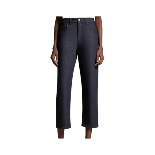 High Waist Straight Cut Trousers