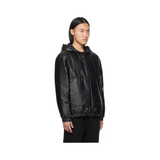 Zip-Up Drawstring Hooded Jacket