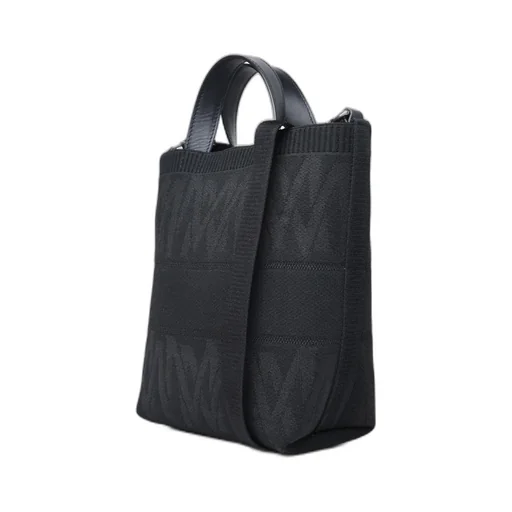 Logo Embroidered Knit Tote Bag