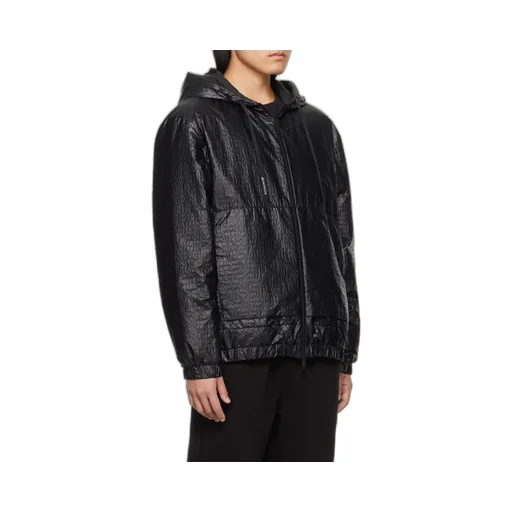 Zip-Up Drawstring Hooded Jacket