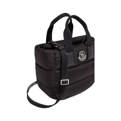 Logo Patch Puffer Tote Bag