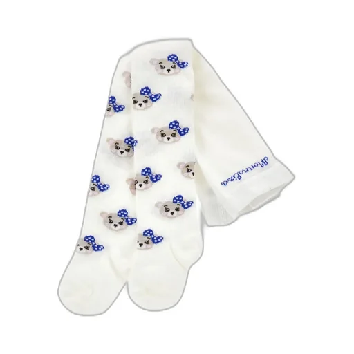 Teddy Bear Pattern Tights