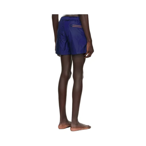 Logo Patch Drawstring Swim Shorts