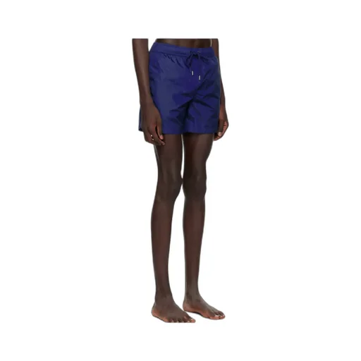Logo Patch Drawstring Swim Shorts