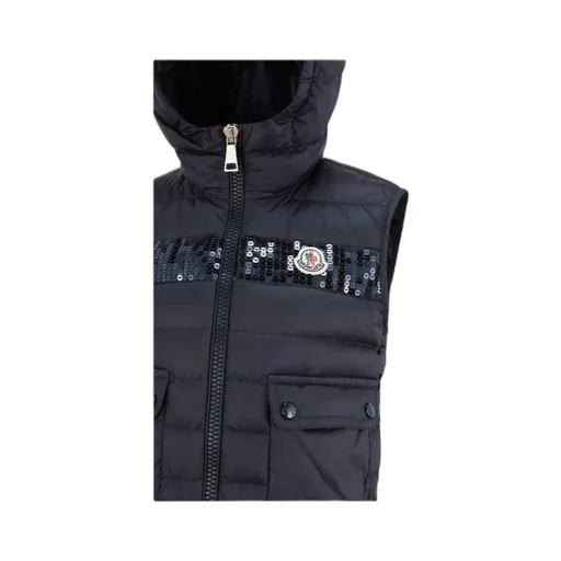 Logo-Patch Zip-Up Padded Gilet