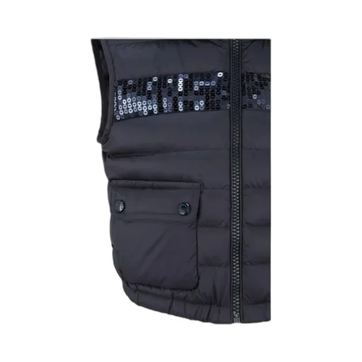 Logo-Patch Zip-Up Padded Gilet