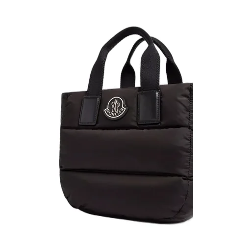 Logo Patch Puffer Tote Bag