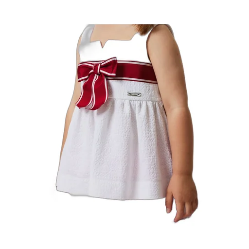 Square Neck Top With Front Bow