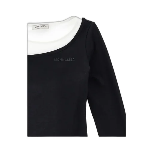 Rubberised-Logo Asymmetric T-Shirt