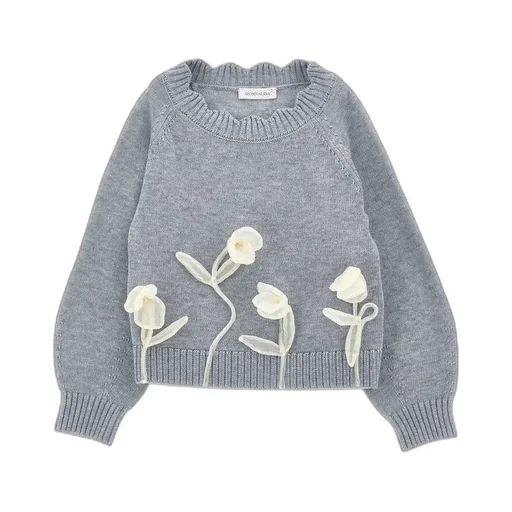 Floral-Appliqué Jumper