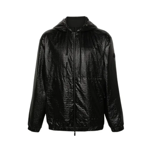 Zip-Up Drawstring Hooded Jacket