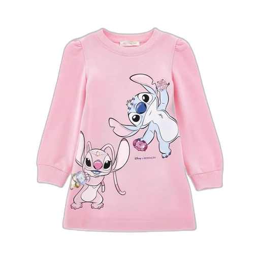 X Disney Stitch-Print Dress