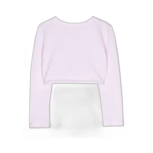 Round-Neck Cropped Cardigan
