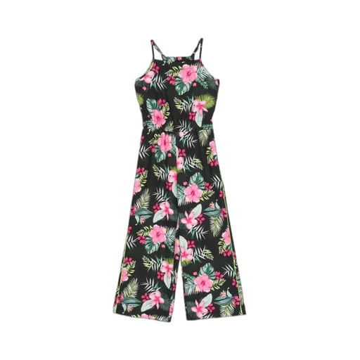 Floral-Print Jersey Jumpsuit