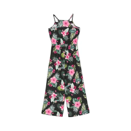 Floral-Print Jersey Jumpsuit